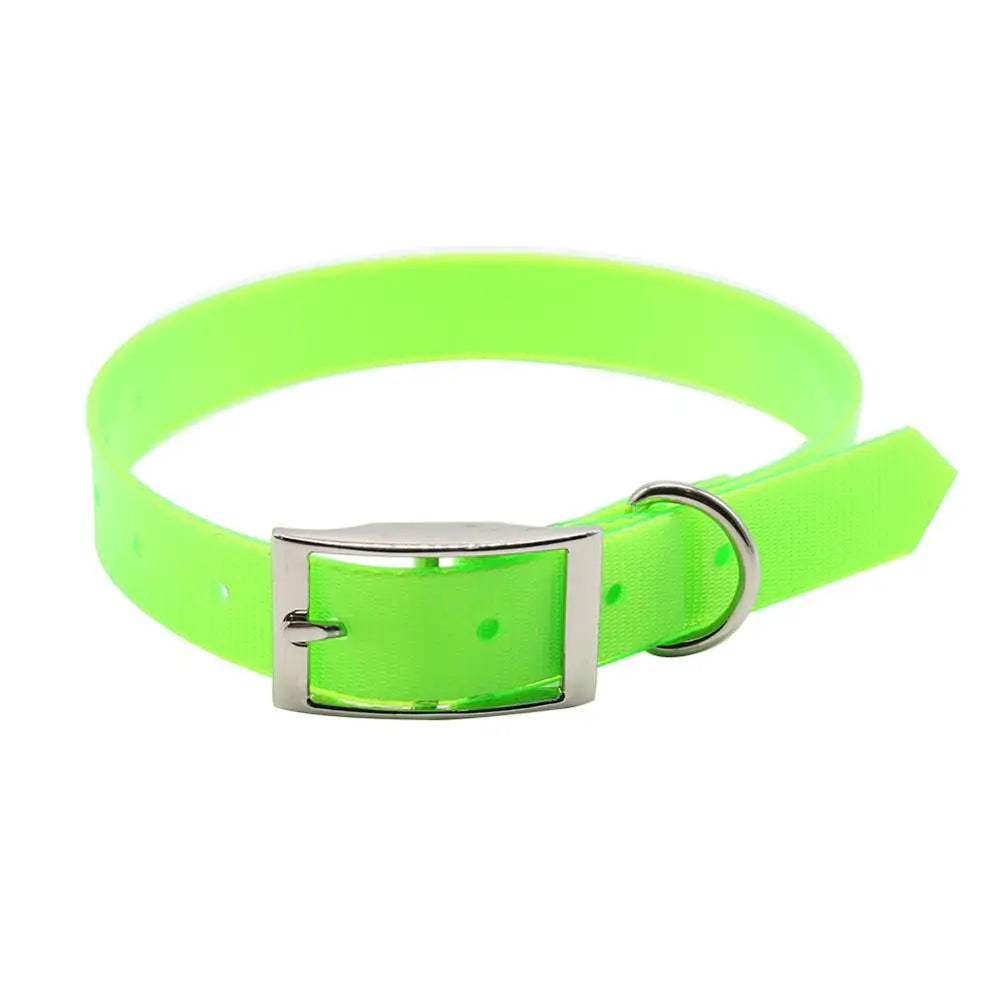 Waterproof TPU + Nylon Dog Collar | Durable, Easy-Clean Pet Collar in 7 Colors