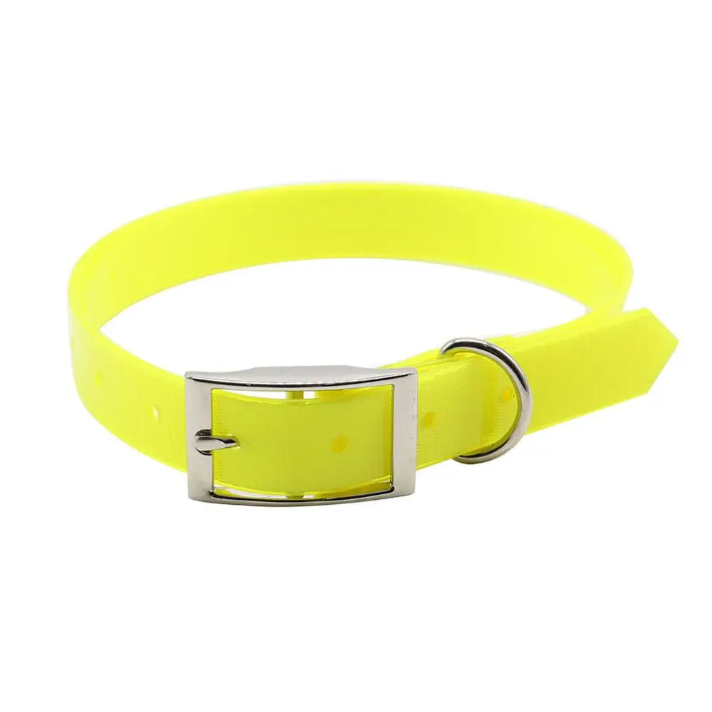Waterproof TPU + Nylon Dog Collar | Durable, Easy-Clean Pet Collar in 7 Colors