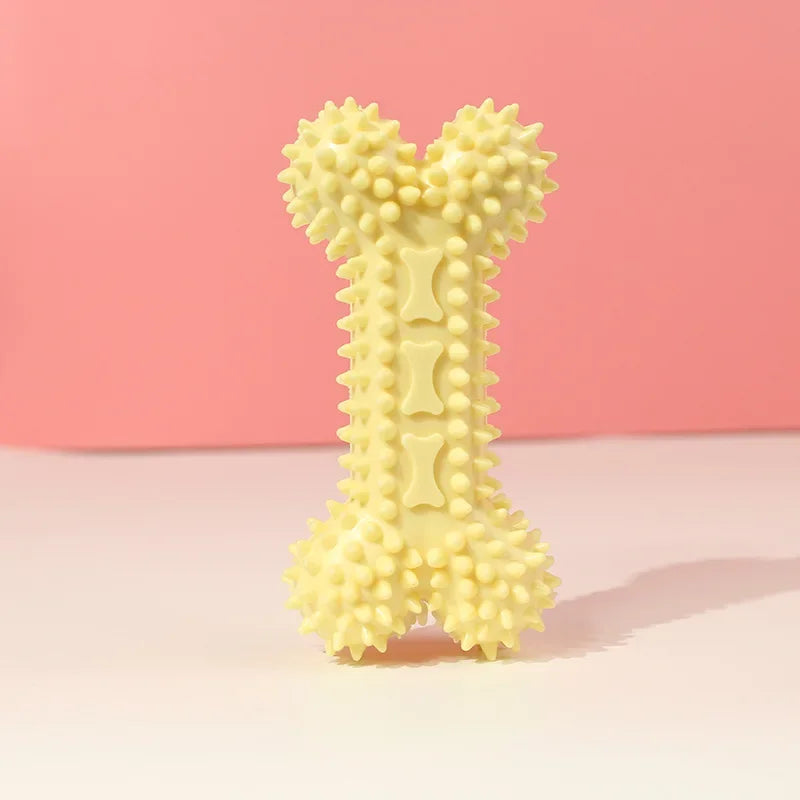 Indestructible Dog Chew Toy | Teeth-Cleaning Bone for Small Dogs