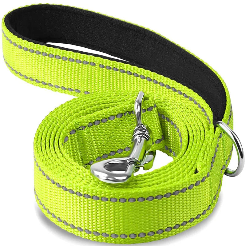 Reflective Dog & Cat Leash – Durable Adjustable Pet Walking and Training Rope