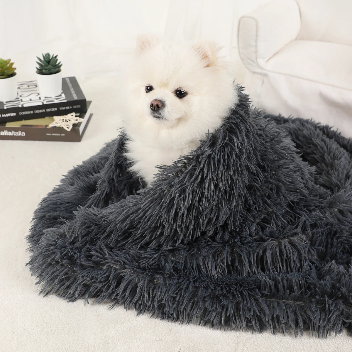 Plush Dog & Cat Blanket | Soft, Warm, Washable Pet Bed Mat