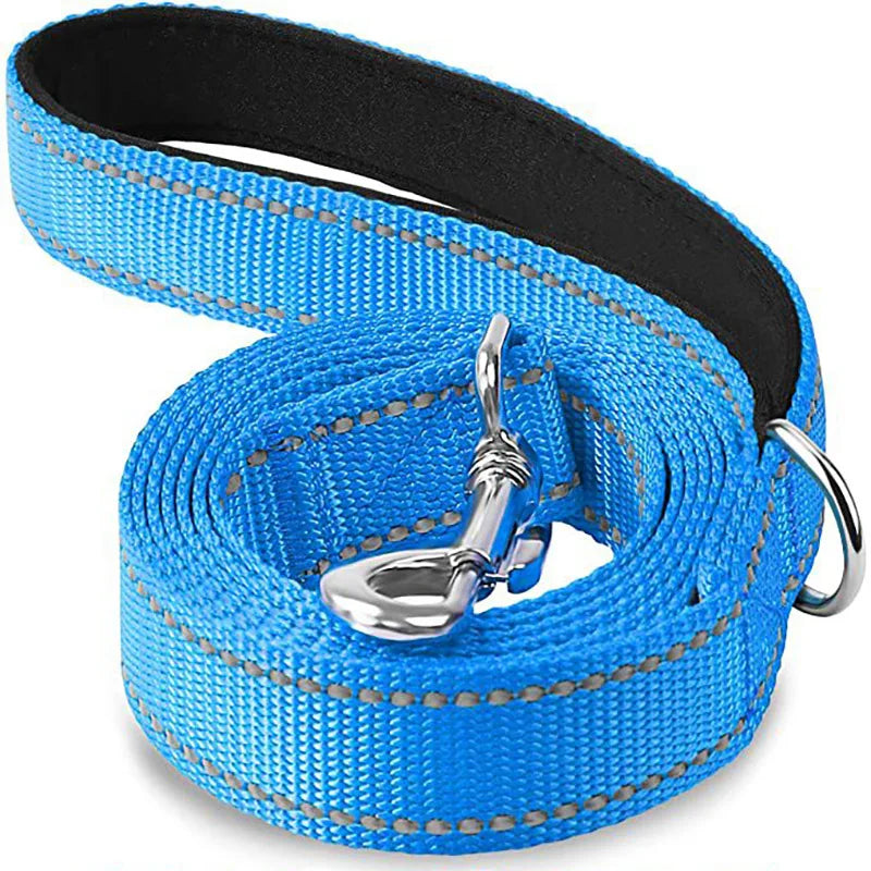 Reflective Dog & Cat Leash – Durable Adjustable Pet Walking and Training Rope