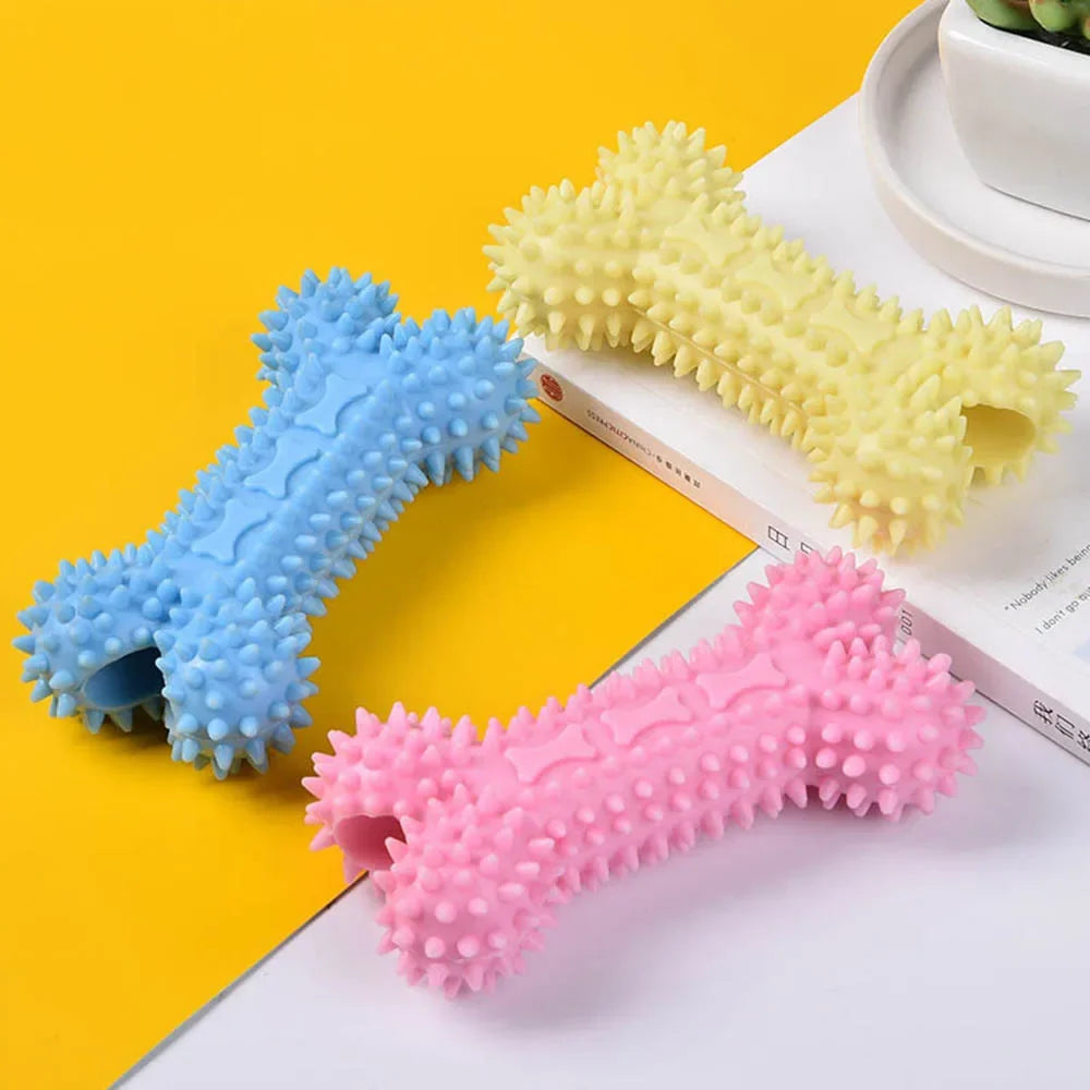 Indestructible Dog Chew Toy | Teeth-Cleaning Bone for Small Dogs
