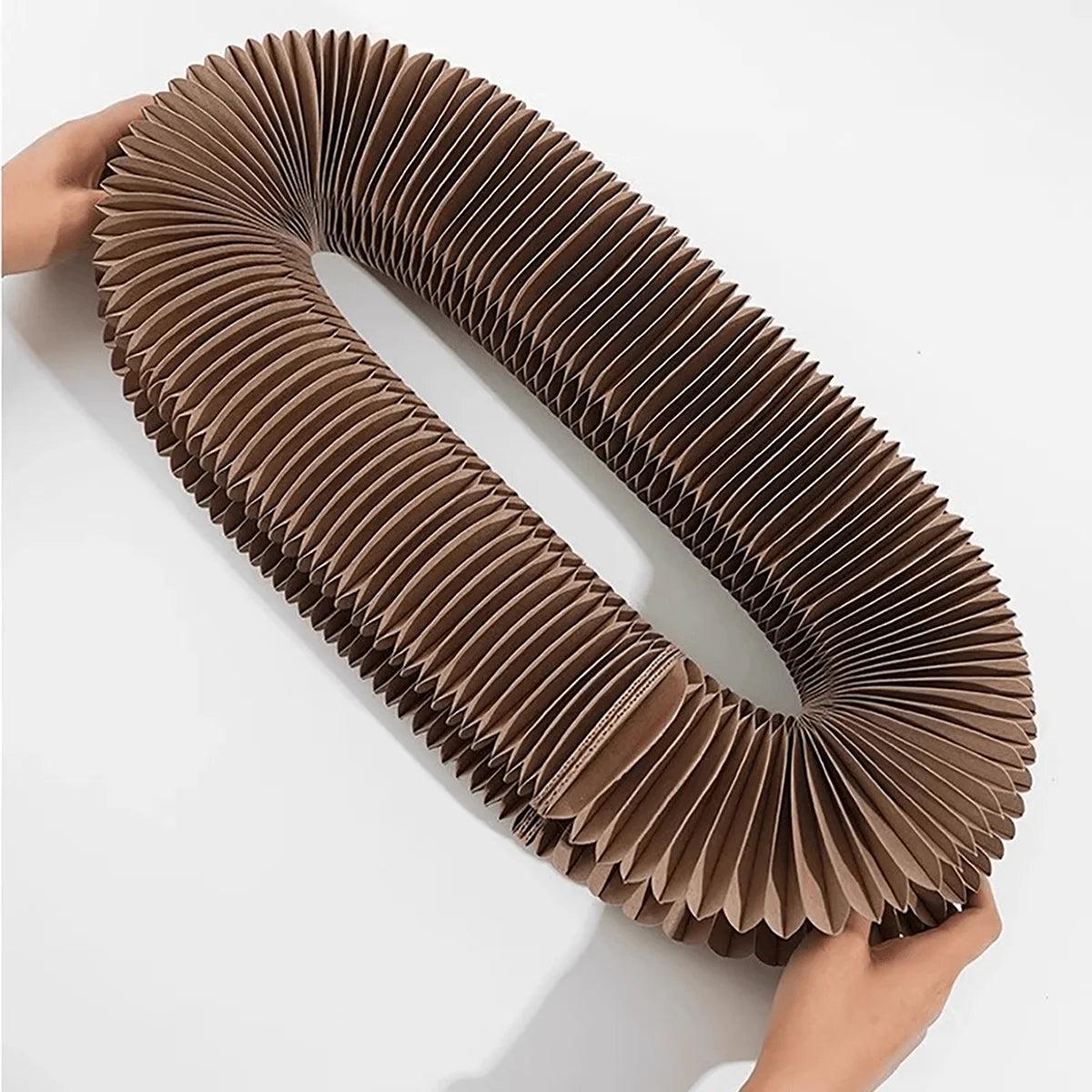Foldable Cat Scratcher – Multi-Level Cardboard Toy with Bell & Catnip for Kittens