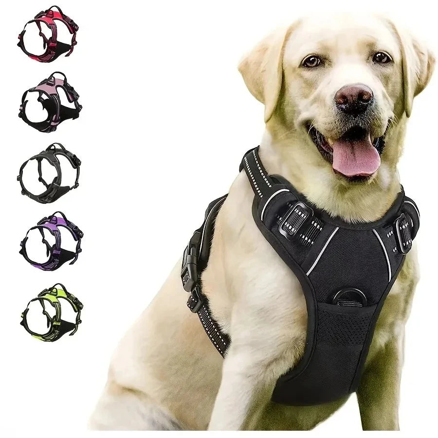 Premium Dog Harness Vest with Leash – Comfortable & Adjustable for Small to Medium Dogs