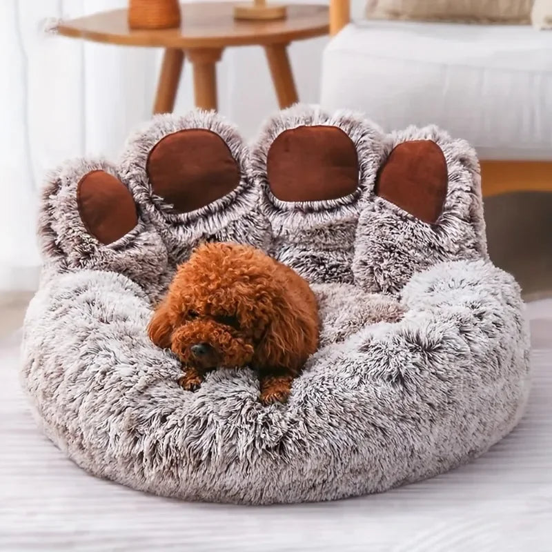 Plush Dog & Cat Bed – Cozy Sofa Cushion for Small, Medium & Large Pets
