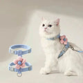 Adjustable Cat Harness & Leash Set – Breathable Chest Strap for Small Cats