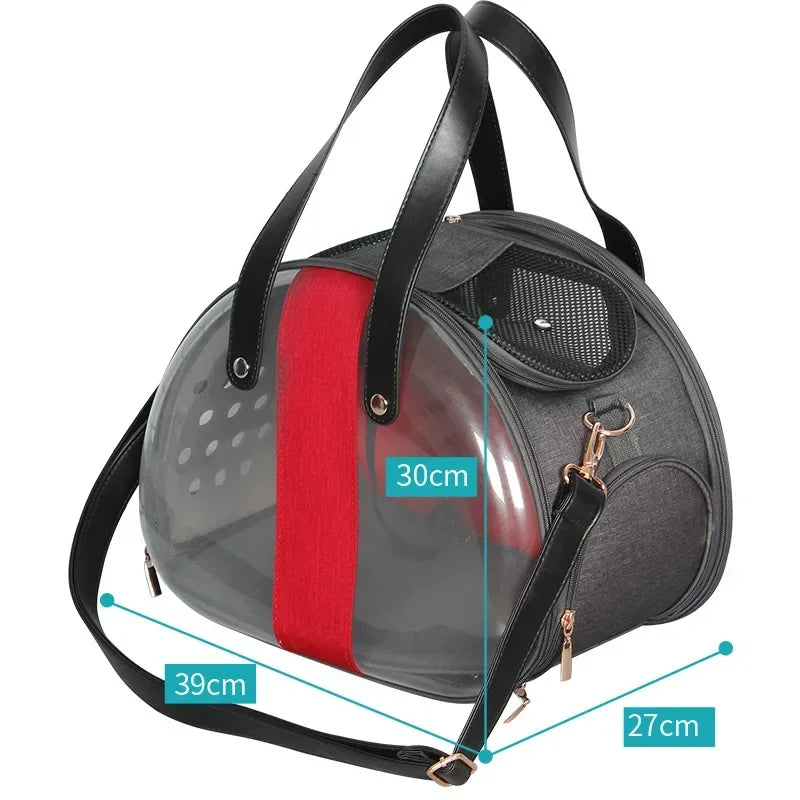 Pet Transport Bag – Cat & Small Dog Carrier Backpack with Handles