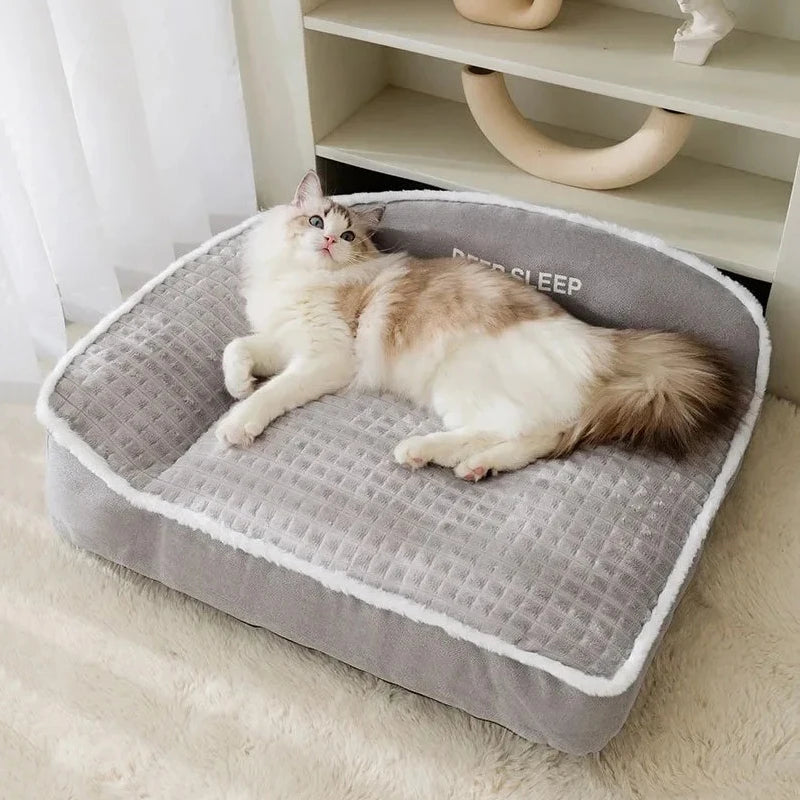 Corduroy Dog Bed | Plush Sofa-Style Pet Bed for Small, Medium & Large Dogs