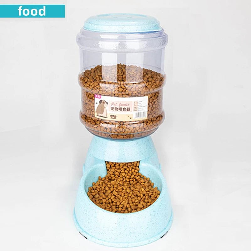 Large Capacity Pet Feeder & Water Dispenser – Automatic Dog and Cat Bowls