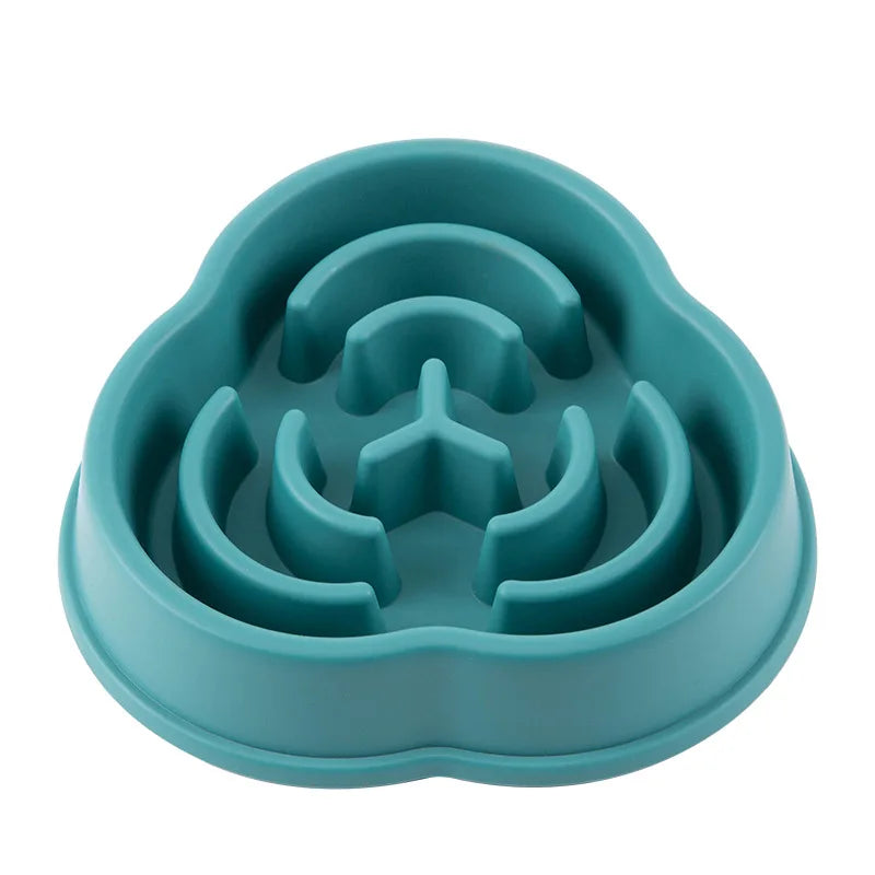 Slow Feeder Dog & Cat Bowl – Anti-Choke, Non-Slip, Healthy Eating, Multiple Colors & Shapes