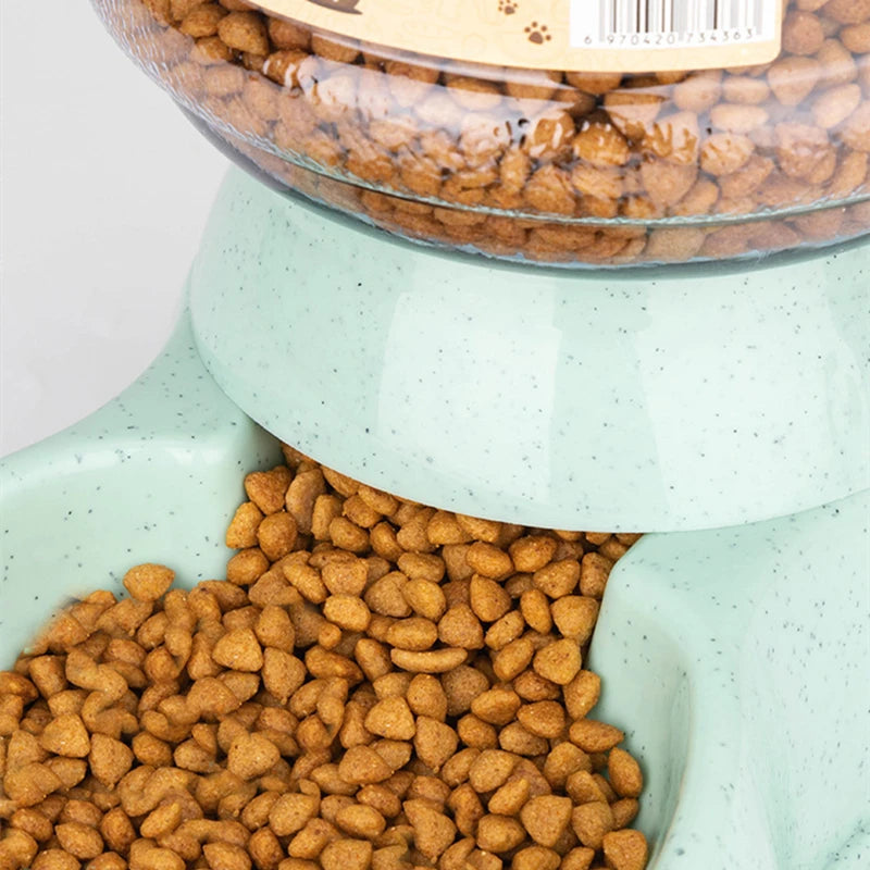 Large Capacity Pet Feeder & Water Dispenser – Automatic Dog and Cat Bowls