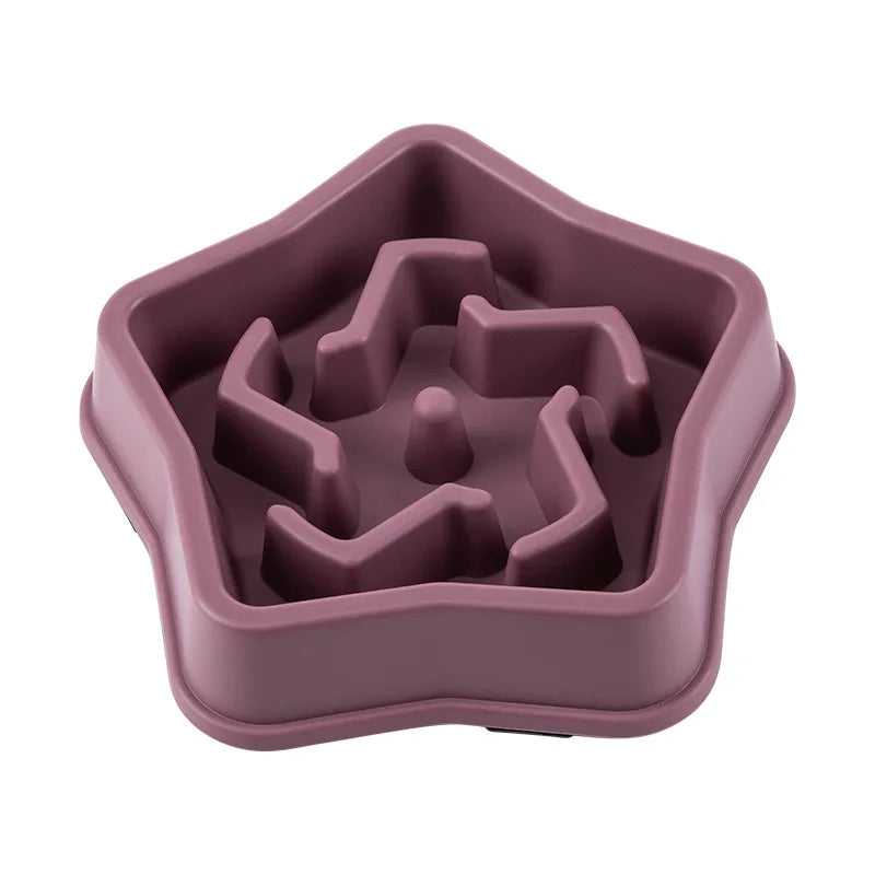 Slow Feeder Dog & Cat Bowl – Anti-Choke, Non-Slip, Healthy Eating, Multiple Colors & Shapes