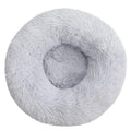 Round Plush Pet Bed – Super Soft Fleece Dog & Cat Bed, Winter Warm Sleeping