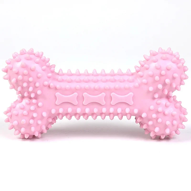 Indestructible Dog Chew Toy | Teeth-Cleaning Bone for Small Dogs