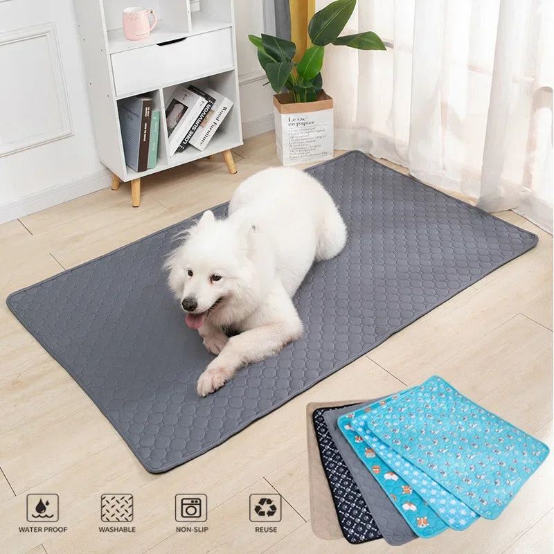 Washable Dog Urine Pad – Reusable Anti-Slip Puppy Training & Pet Bed Mat