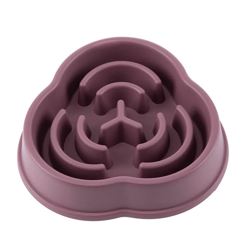 Slow Feeder Dog & Cat Bowl – Anti-Choke, Non-Slip, Healthy Eating, Multiple Colors & Shapes