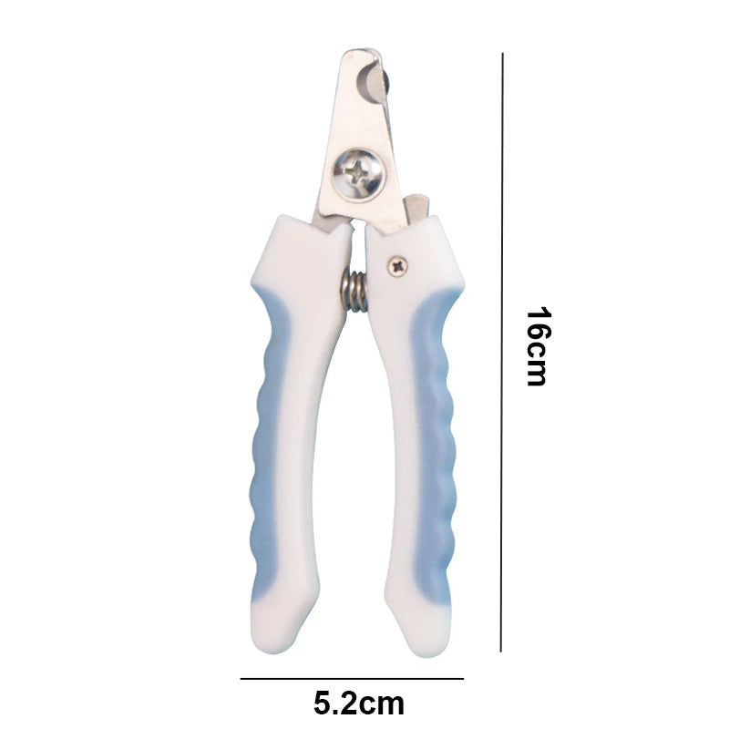 Pet Nail Clippers for Dogs & Cats – Professional Stainless Steel Grooming Tool with Safety Guard