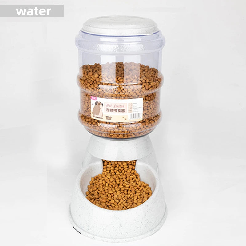 Large Capacity Pet Feeder & Water Dispenser – Automatic Dog and Cat Bowls