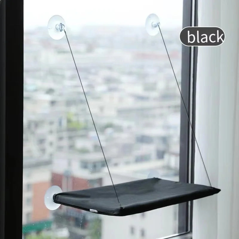 Cat Window Hanging Hammock – Suction Cup Bed for Indoor Climbing & Lounging