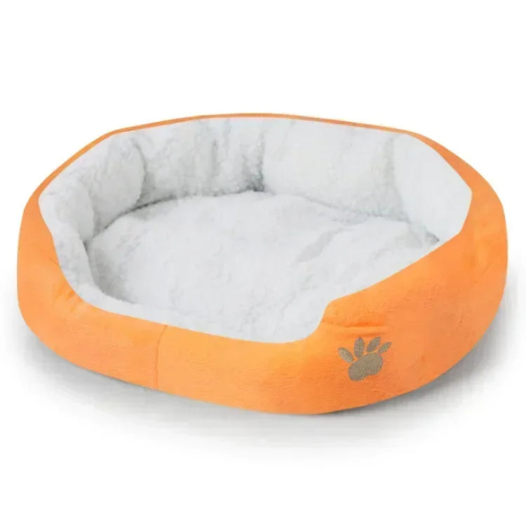 Cashmere Dog Bed for Large Dogs | Plush Warming Pet Sofa & Cat Nest
