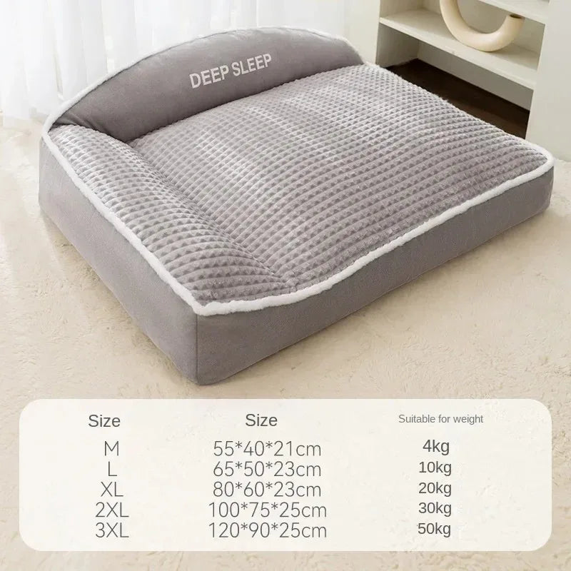 Corduroy Dog Bed | Plush Sofa-Style Pet Bed for Small, Medium & Large Dogs