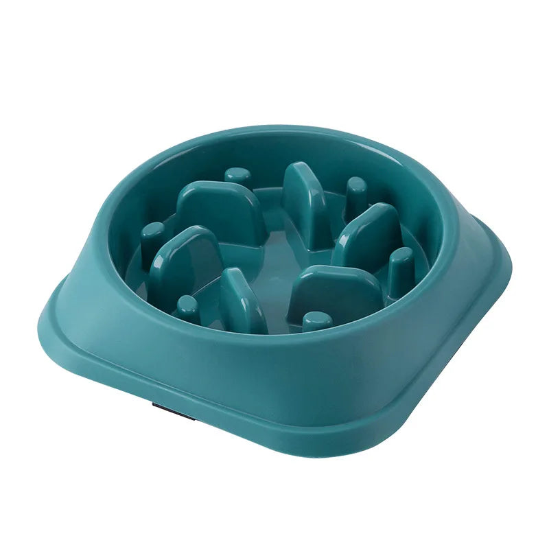 Slow Feeder Dog & Cat Bowl – Anti-Choke, Non-Slip, Healthy Eating, Multiple Colors & Shapes