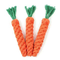 Cotton Rope Carrot Dog Toy – Durable Chew & Bite-Resistant Puppy Toy