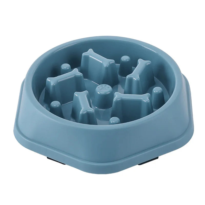 Slow Feeder Dog & Cat Bowl – Anti-Choke, Non-Slip, Healthy Eating, Multiple Colors & Shapes
