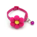 Flower Cat Collar – Adjustable Bell Necklace for Kittens & Small Cats
