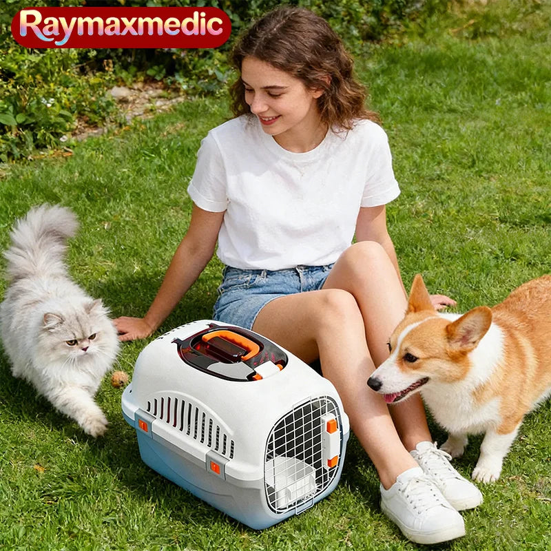 Airline Approved Pet Carrier – Portable Cat & Dog Travel Crate with Wheels