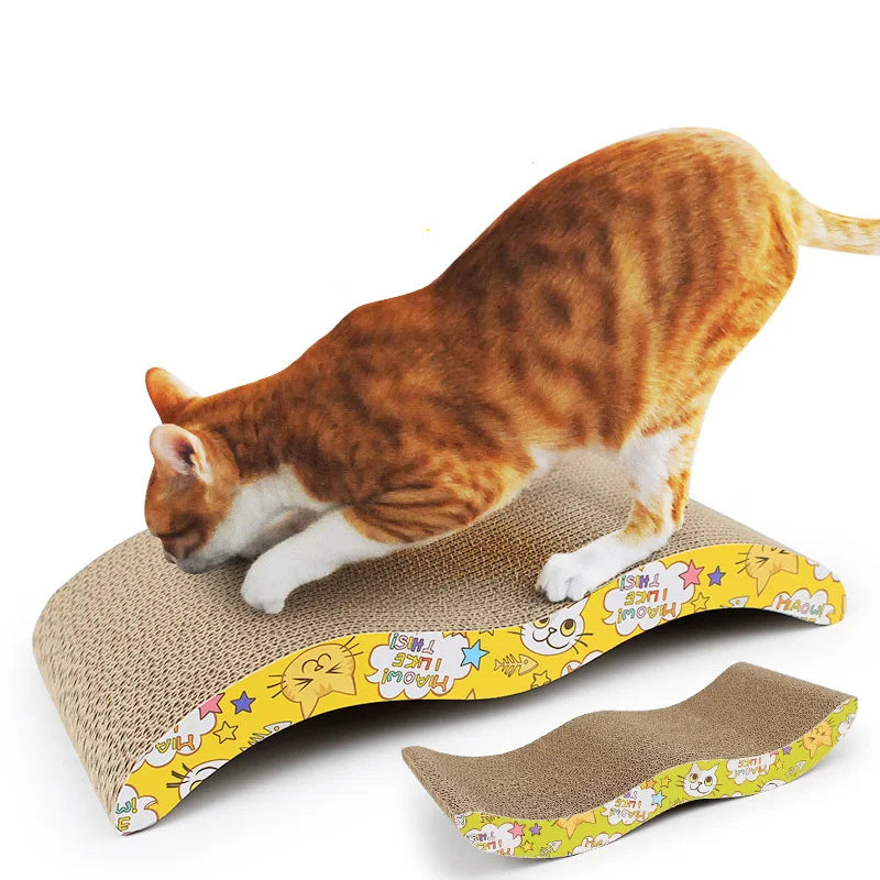 Cat Scratcher Board – Corrugated Cardboard Claw Sharpening & Scratch-Resistant Toy