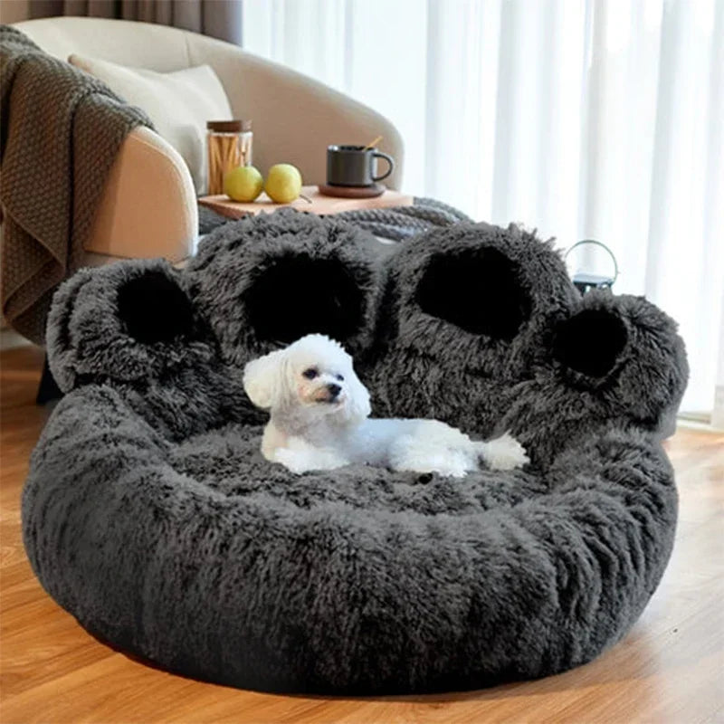 Plush Dog & Cat Bed – Cozy Sofa Cushion for Small, Medium & Large Pets