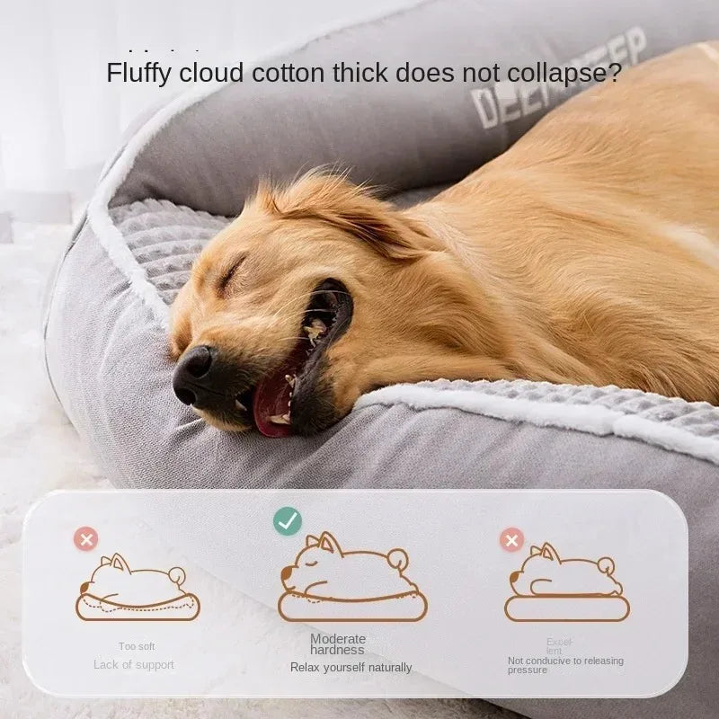 Corduroy Dog Bed | Plush Sofa-Style Pet Bed for Small, Medium & Large Dogs