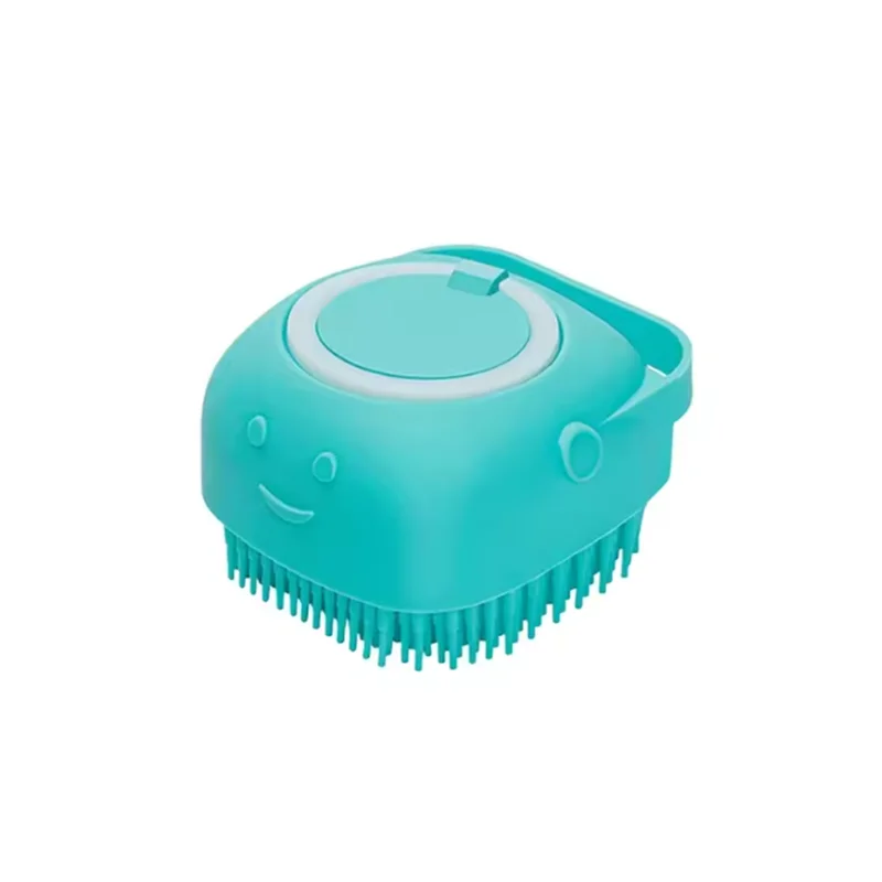 Pet Bath Massage Brush – Soft Silicone Grooming Tool for Dogs & Cats