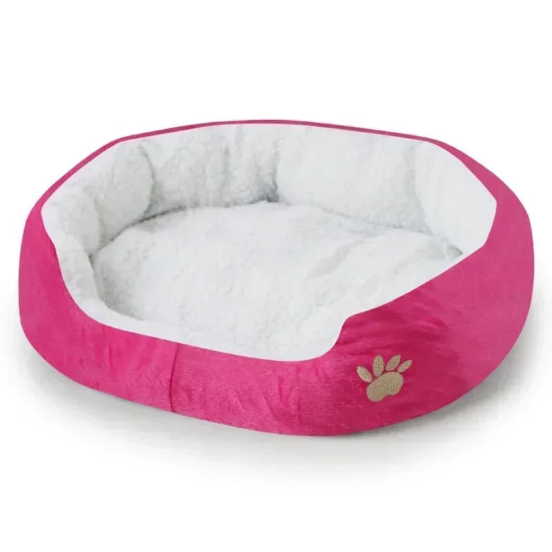 Cashmere Dog Bed for Large Dogs | Plush Warming Pet Sofa & Cat Nest
