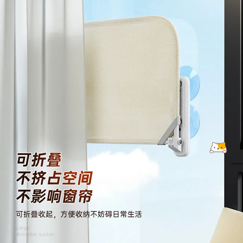 Suction Cup Cat Hammock – Foldable Window & Balcony Hanging Bed