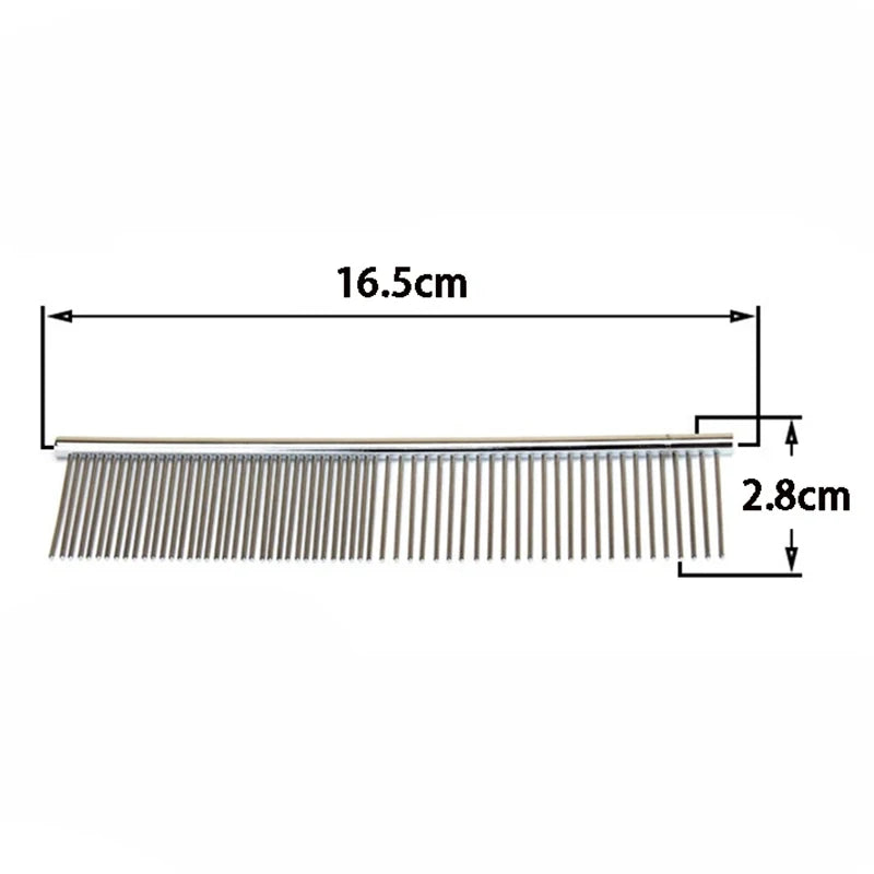 Stainless Steel Puppy Grooming Comb – Hairbrush for Dogs & Cats