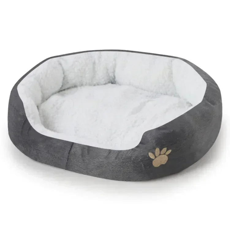 Cashmere Dog Bed for Large Dogs | Plush Warming Pet Sofa & Cat Nest
