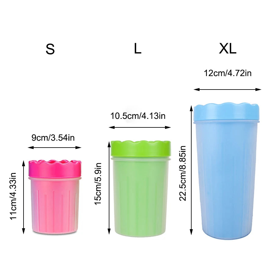 Pet Paw Cleaning Cup – Silicone Foot Wash for Dogs & Cats