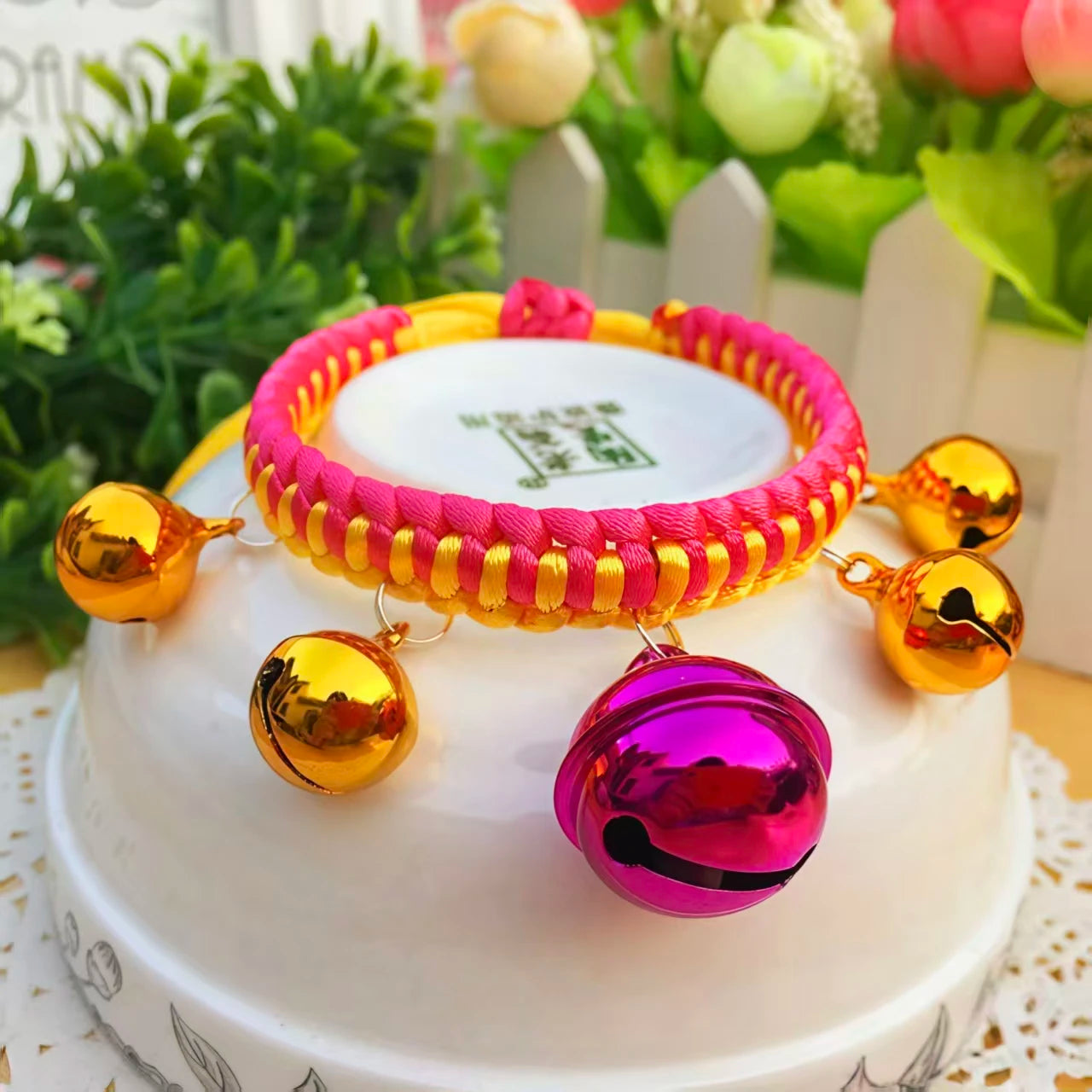 Adjustable Pet Bell Collar – Cute Cat & Dog Accessories
