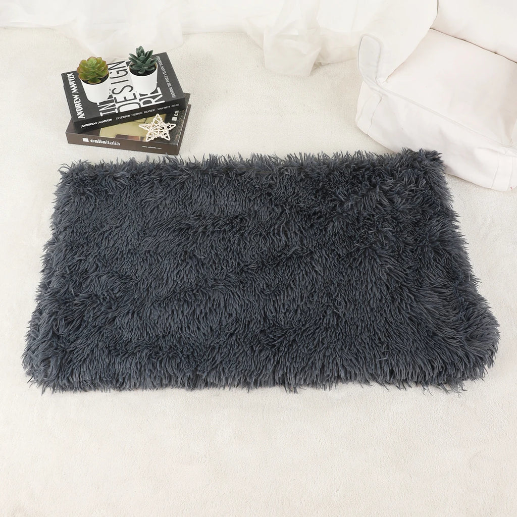 Plush Dog & Cat Blanket | Soft, Warm, Washable Pet Bed Mat