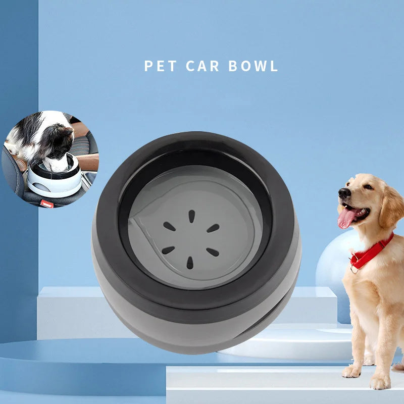 Portable Pet Dog & Cat Water Bowl – No Spill, Floating Design, Travel Feeder, 750ML