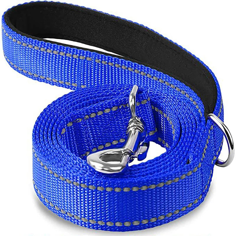 Reflective Dog & Cat Leash – Durable Adjustable Pet Walking and Training Rope