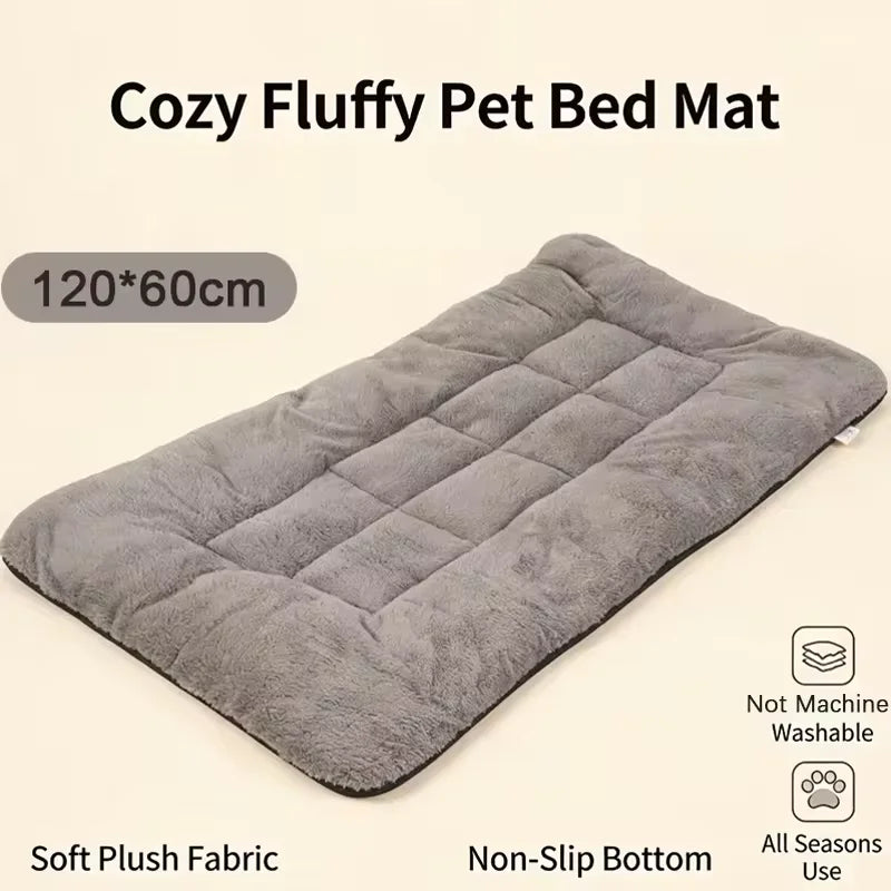 Extra-Large Plush Dog Bed | Double-Sided Soft Sofa-Style Mat for Large Breed Dogs
