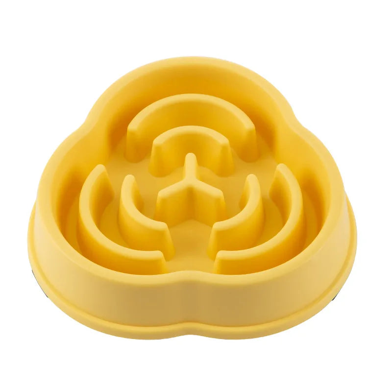 Slow Feeder Dog & Cat Bowl – Anti-Choke, Non-Slip, Healthy Eating, Multiple Colors & Shapes