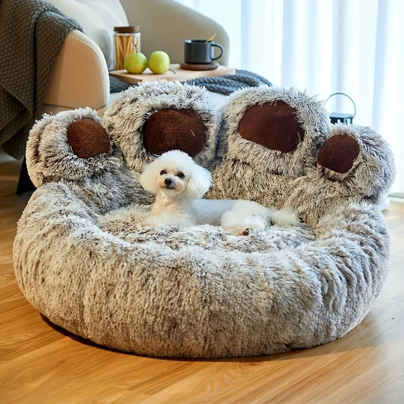 Plush Dog & Cat Bed – Cozy Sofa Cushion for Small, Medium & Large Pets