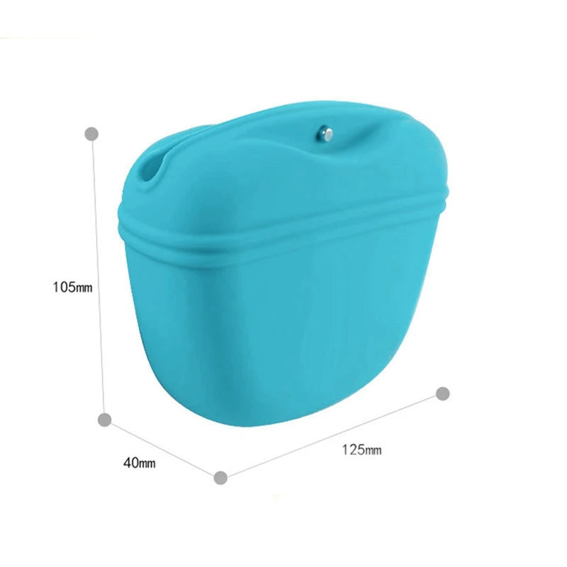 Portable Dog Treat Bag – Waist Clip Snack Pouch for Training & Outdoor Walks
