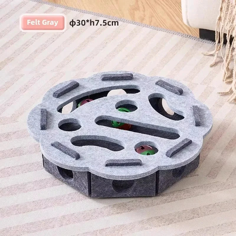 Cat Puzzle Toy Box | Interactive Indoor Ball & Exercise Toy for Cats