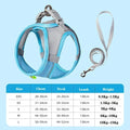 Small Dog Harness & Leash Set – Adjustable Reflective Vest for Chihuahuas & Pugs